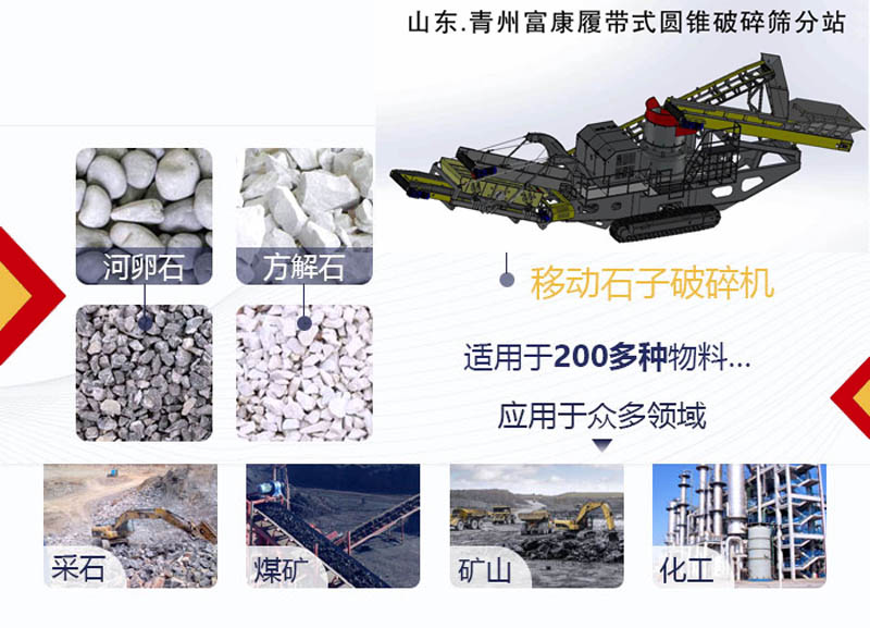 移動破碎石料設備 移動破碎石料設備